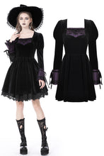 Load image into Gallery viewer, Walpurgis Night purple splicing dress DW736