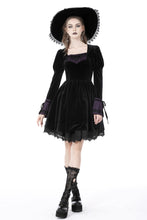 Load image into Gallery viewer, Walpurgis Night purple splicing dress DW736