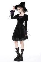 Load image into Gallery viewer, Walpurgis Night purple splicing dress DW736