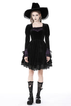 Load image into Gallery viewer, Walpurgis Night purple splicing dress DW736