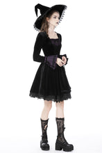Load image into Gallery viewer, Walpurgis Night purple splicing dress DW736