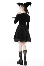 Load image into Gallery viewer, Walpurgis Night purple splicing dress DW736