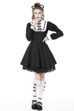 Load image into Gallery viewer, Retro contrast academy dress DW738