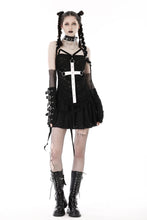 Load image into Gallery viewer, Gothic super white cross strap dress DW747