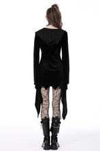 Load image into Gallery viewer, Cat ear bell sleeves hooded zip dress DW750