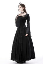 Load image into Gallery viewer, Gothic vintage gorgeous velvet-lace-splicing maxi dress DW751