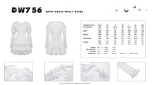 Load image into Gallery viewer, White angel frilly dress DW756