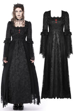 Load image into Gallery viewer, Gothic court embroidery maxi dress DW758