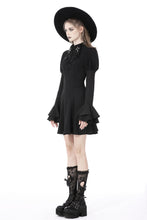 Load image into Gallery viewer, Gothic cross frilly collar dress DW759
