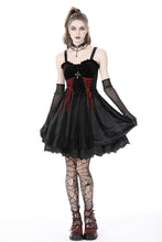 Load image into Gallery viewer, Gothic bloody lace up dress DW760