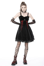 Load image into Gallery viewer, Gothic bloody lace up dress DW760