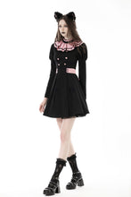 Load image into Gallery viewer, Gothic lolita pink ruffle neck princess dress DW776