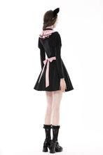 Load image into Gallery viewer, Gothic lolita pink ruffle neck princess dress DW776