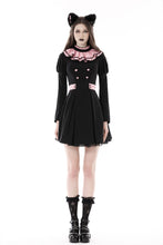 Load image into Gallery viewer, Gothic lolita pink ruffle neck princess dress DW776