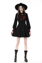 Load image into Gallery viewer, Gothic black blood cross dress DW778