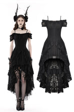 Load image into Gallery viewer, Gothic elegant lady lace dovetail dress DW798