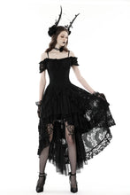 Load image into Gallery viewer, Gothic elegant lady lace dovetail dress DW798