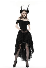Load image into Gallery viewer, Gothic elegant lady lace dovetail dress DW798
