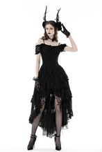 Load image into Gallery viewer, Gothic elegant lady lace dovetail dress DW798