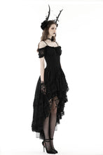 Load image into Gallery viewer, Gothic elegant lady lace dovetail dress DW798