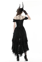 Load image into Gallery viewer, Gothic elegant lady lace dovetail dress DW798