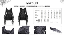 Load image into Gallery viewer, Gothic court exaggerated sleeves dress DW800