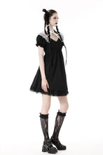 Load image into Gallery viewer, Gothic lolita cross black white princess dress DW807BK