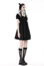 Load image into Gallery viewer, Gothic lolita cross black white princess dress DW807BK