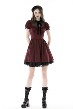 Load image into Gallery viewer, Ruffle mesh neckline doll dress DW811