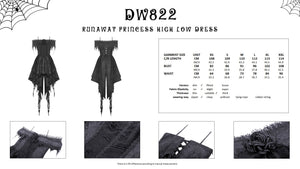 Runaway princess high low dress DW822