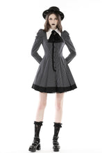 Load image into Gallery viewer, Black white strip preppy style dress DW845