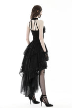 Load image into Gallery viewer, Gothic sexy claw chest high low lace halter dress DW852