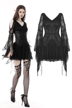 Load image into Gallery viewer, Punk locomotive rebel lace dress DW856