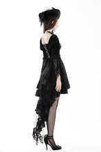 Load image into Gallery viewer, Gothic princess bell lace sleeves velvet dress DW858