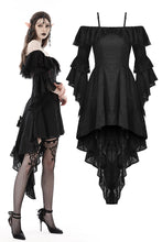 Load image into Gallery viewer, Gothic princess sleeves high low dress DW860