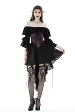 Load image into Gallery viewer, Gothic princess sleeves high low dress DW860