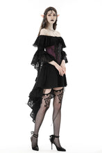 Load image into Gallery viewer, Gothic princess sleeves high low dress DW860