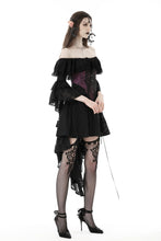 Load image into Gallery viewer, Gothic princess sleeves high low dress DW860