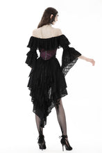 Load image into Gallery viewer, Gothic princess sleeves high low dress DW860