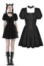 Load image into Gallery viewer, Punk rock lace up dress  DW862