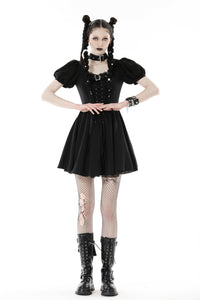 Punk rock lace up dress  DW862