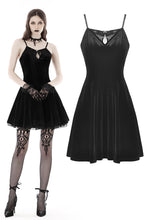 Load image into Gallery viewer, Black bat back sexy strap dress DW869