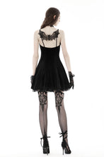 Load image into Gallery viewer, Black bat back sexy strap dress DW869