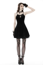 Load image into Gallery viewer, Black bat back sexy strap dress DW869