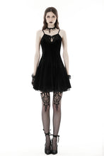 Load image into Gallery viewer, Black bat back sexy strap dress DW869