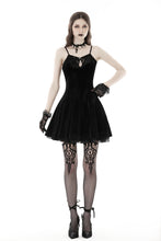 Load image into Gallery viewer, Black bat back sexy strap dress DW869