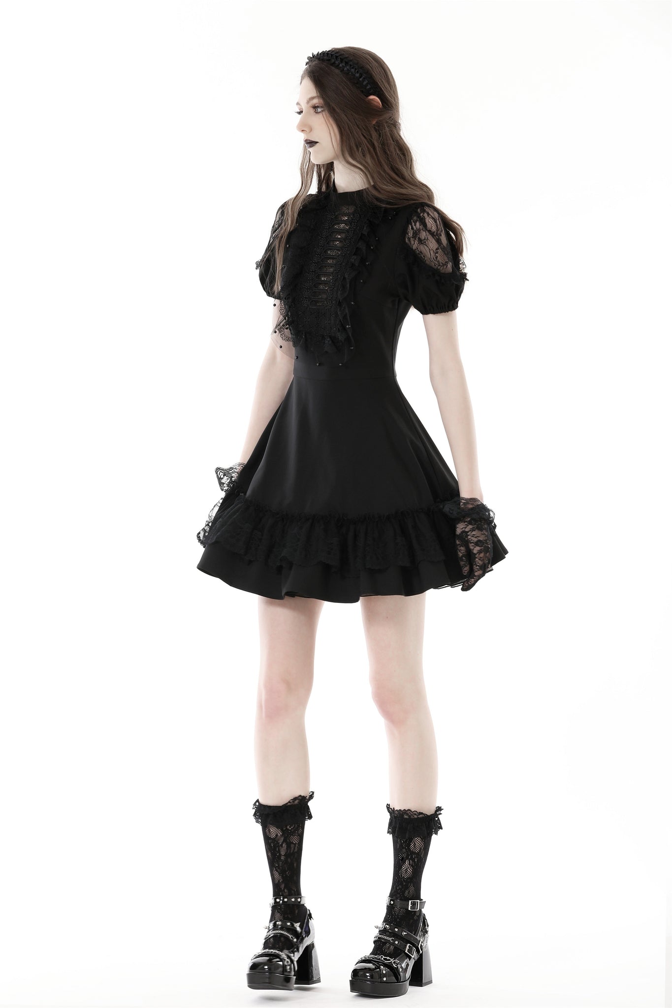 black hollow out lace dress Plus Size Black Lace Dress, Sleeveless Hollow Out Party Outfit