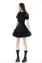 Load image into Gallery viewer, Gothic sexy hollow out lace dress DW870