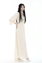 Load image into Gallery viewer, custom made link of Steampunk princess floor length dress DW875