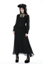 Load image into Gallery viewer, Gothic pattern hollow out maxi dress DW876
